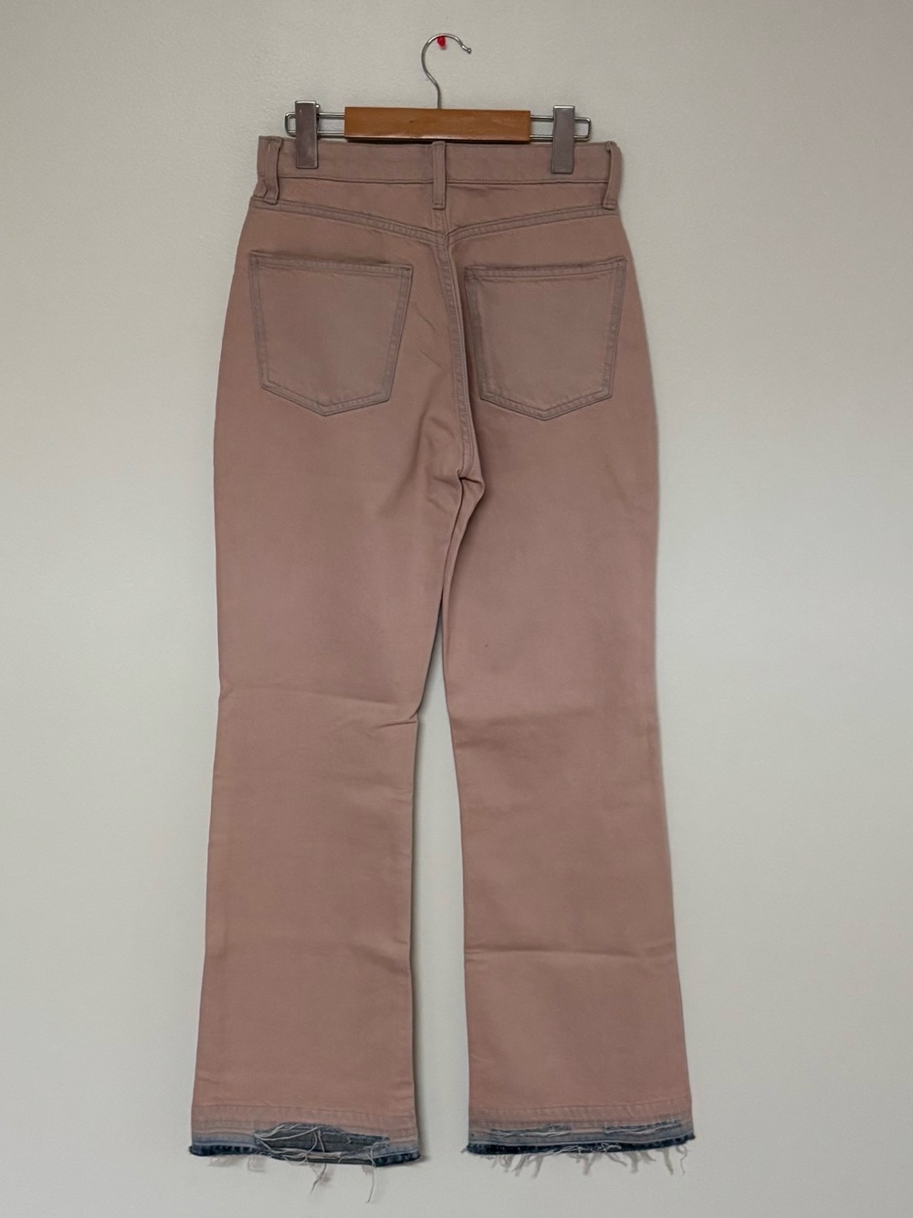 Zara Pastel Pink High-Rise Wide-Leg Jeans - Picture 6 of 9
